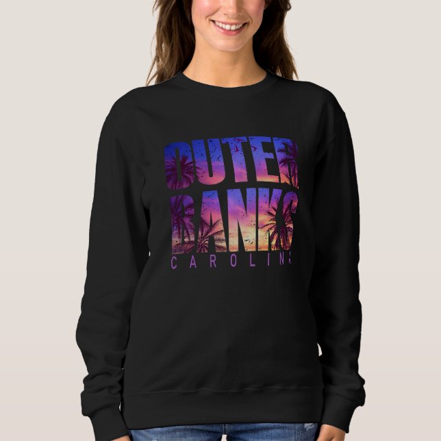 Outer Banks Carolina Summer Vacation Matching Fami Sweatshirt (Vorderseite)