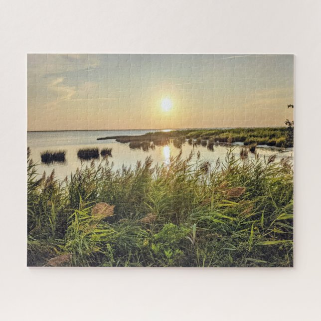 Outer Banks Duck North Carolina Sunset Puzzles (Horizontal)