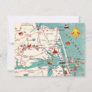 Outer Banks Kitty Hawk Postkarte