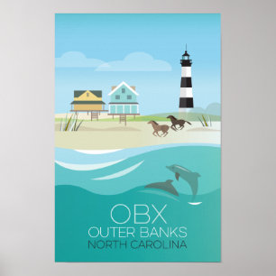 Outer Banks, North Carolina Druck Poster