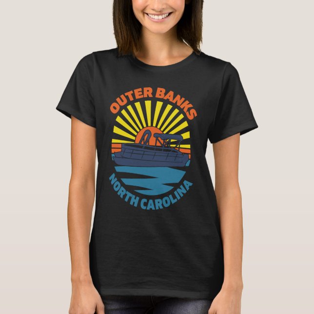 Outer Banks North Carolina OBX NC Beach Chill Van  T-Shirt (Vorderseite)