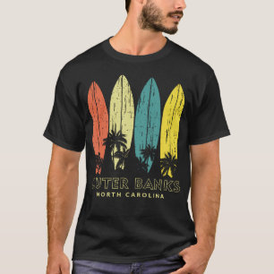 Outer Banks North Carolina Palme OBX Männer Frauen T-Shirt