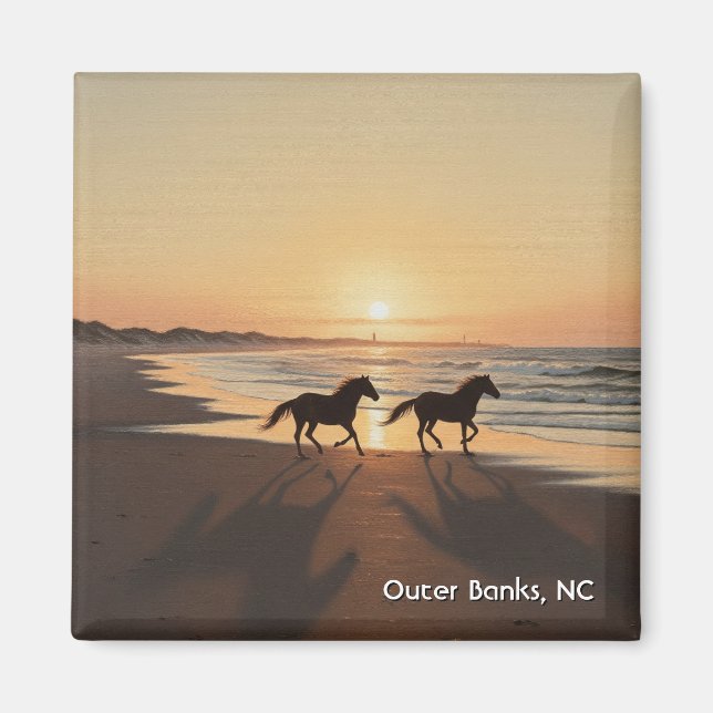 Outer Banks North Carolina Reise Magnet (Vorne)