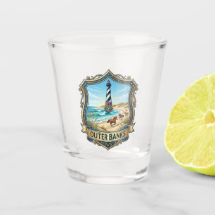Outer Banks North Carolina Schnapsglas