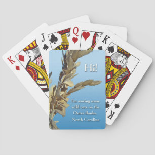 Outer Banks North Carolina Wild Oats Spielkarten
