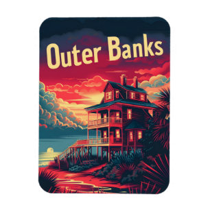 Outer Banks Reise-Werbung Magnet