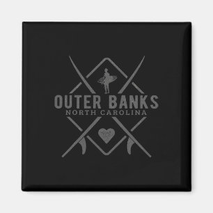 Outer Nks North Carolina Surfen Souvenir Outer Nk Magnet