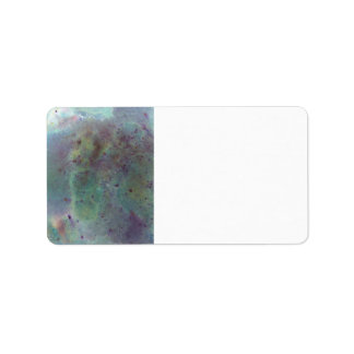 Outer Space. Adressaufkleber