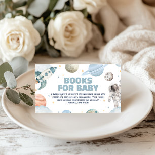 Outer Space Astronaut Bücher für Baby Karte