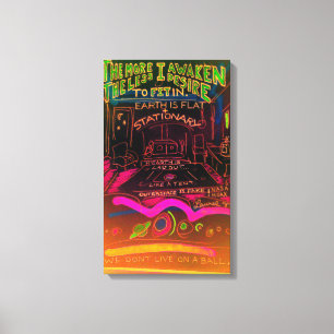 outerspace ist Fake Leinwanddruck