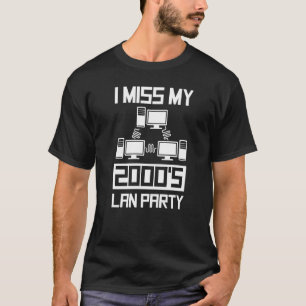 Outfit der 2000er Jahre verzeihe ich mein Lan-Part T-Shirt