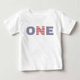 Outfit für die 1. Geburtstagsfeier, Unabhängigkeit Baby T-shirt