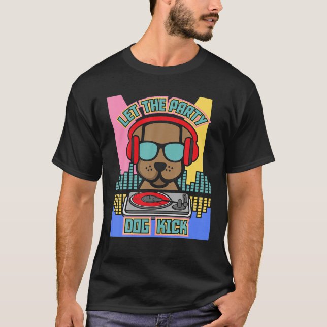 Outfits Millenium 2000 Party Dog Welpe T-Shirt (Vorderseite)