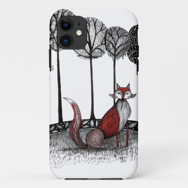 Outfox den Fuchs Case-Mate iPhone Hülle (Rückseite)