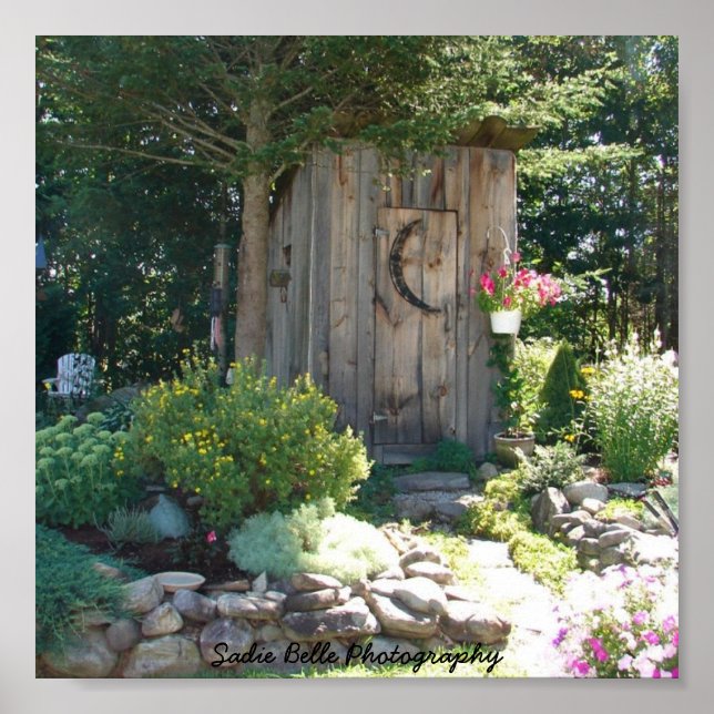 Outhouse in Maine Poster (Vorne)