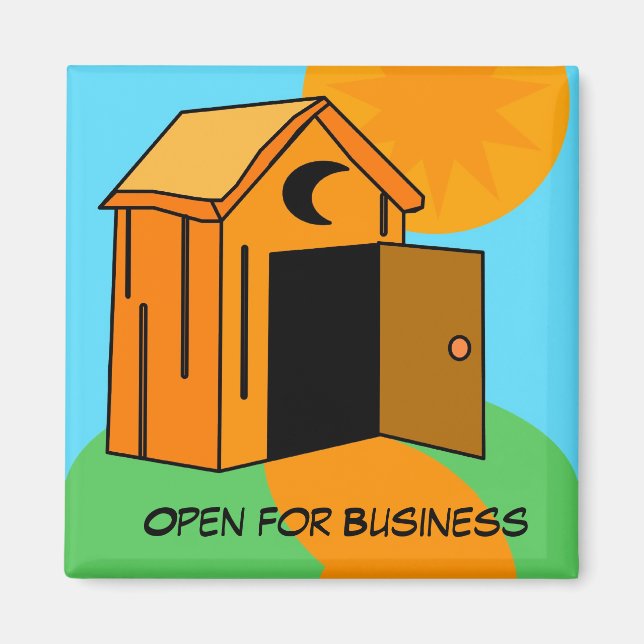 Outhouse Magnet (Vorne)