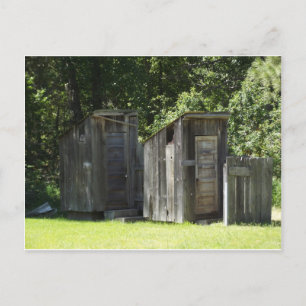 Outhouse Postkarte