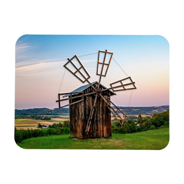 Outhouse Windmill Magnet (Horizontal)