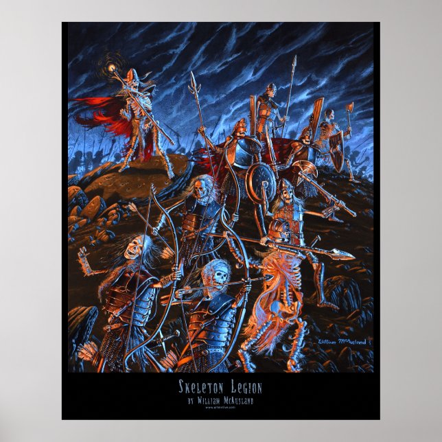 Outland Arts Skeleton Legion 16x20 POSTER (Vorne)