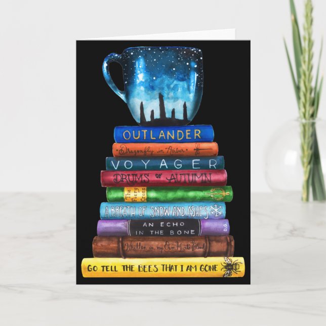 Outlander Liebhaber Essential T-Shirt  Karte (Vorderseite)