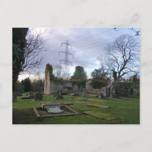 Outlander's Black Kirk: Standort Church Ruins Postkarte