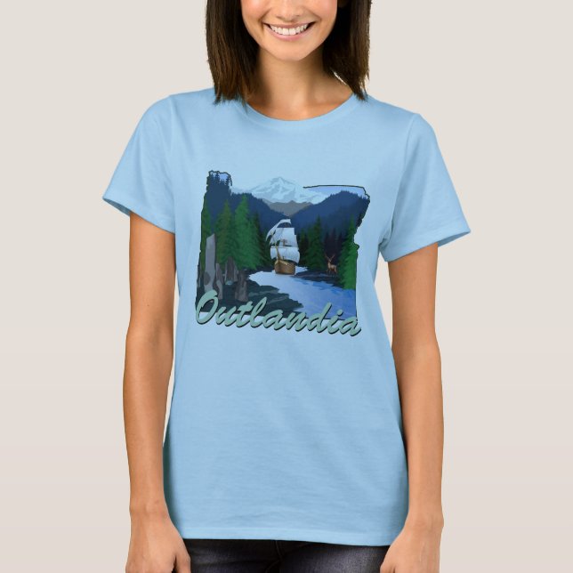 Outlandia Logo T-Shirt (Vorderseite)