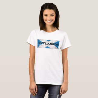 Outlandia Scottish-Flagge T-Shirt