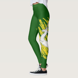 Outlands Hirsch - Goldalternative Leggings