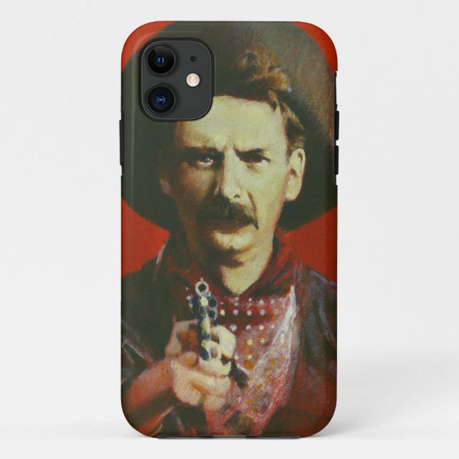 Outlaw Cowboy iPhone 5 Case-Mate Barely Dort Case-Mate iPhone Hülle (Rückseite)