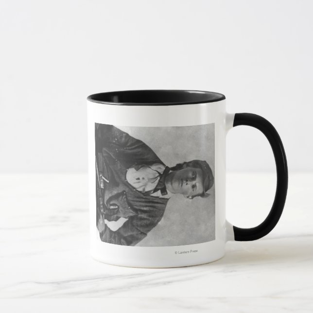 Outlaw Jesse James Portrait Fotograf Tasse (Rechts)