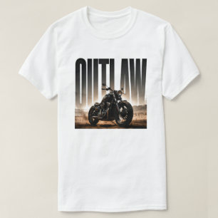 Outlaw-Luxus-Motorrad-Lifestyle-Grafik T-Shirt