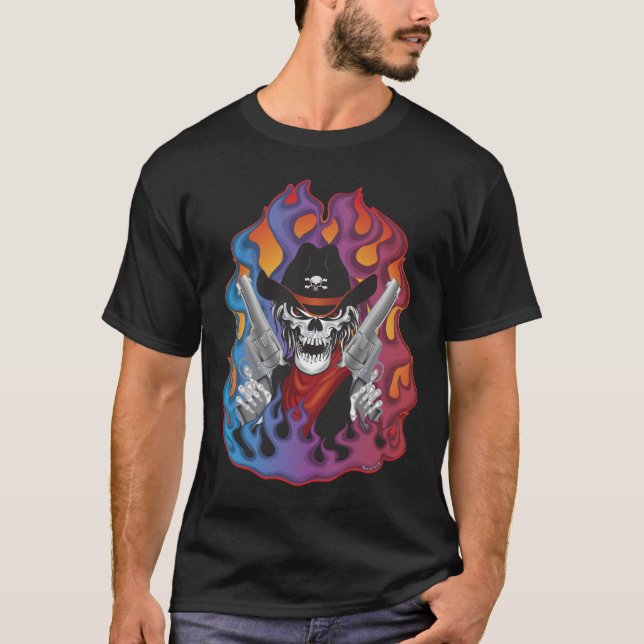 Outlaw Skull T-Shirt (Vorderseite)