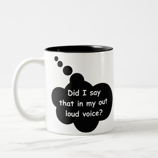 OutLoudVoice Zweifarbige Tasse (Links)