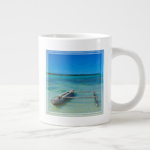 Outrigger-Kanu im Schwarzen Ozean Jumbo-Tasse