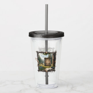 Outside Is the New Offline – Nature Escape Tumbler Acryltrinkbecher