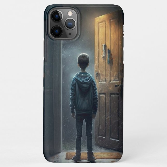 Outside the House iPhone Hülle (Rückseite)