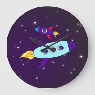 Outta Diese Welt! Mädchen Große Wanduhr