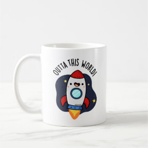 Outta dieser Welt Funny Rocket Puff Kaffeetasse