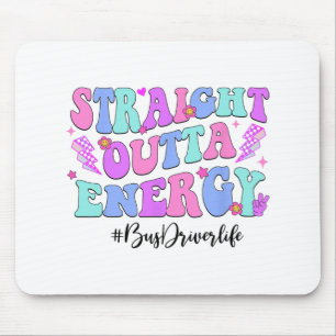Outta Energy Bus Fahrer am letzten Schultag Mousepad