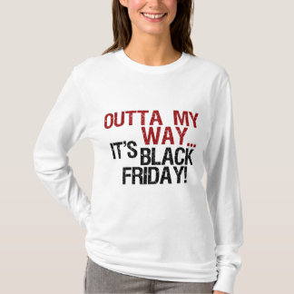 outta mein Weisenschwarzes Freitag T-Shirt