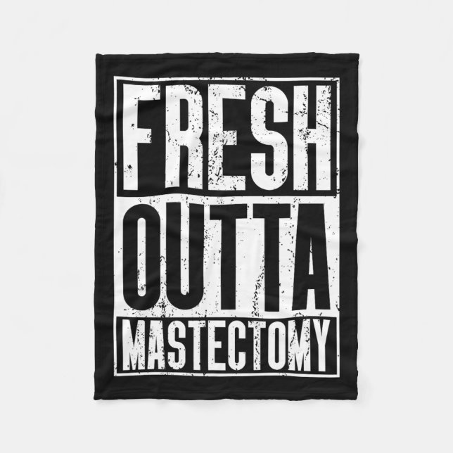 Outta Operation - Brustkrebs-Bewusstseinsbildung Fleecedecke (Vorderseite)