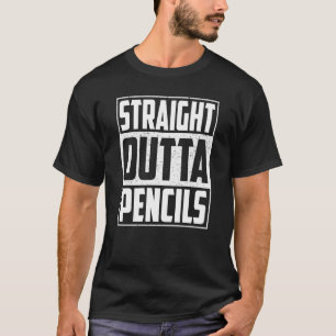 Outta Pencils Schule Abschluss Kinder Girl T-Shirt