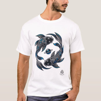 OUTTA SPACE — Fischumlaufbahn T-Shirt