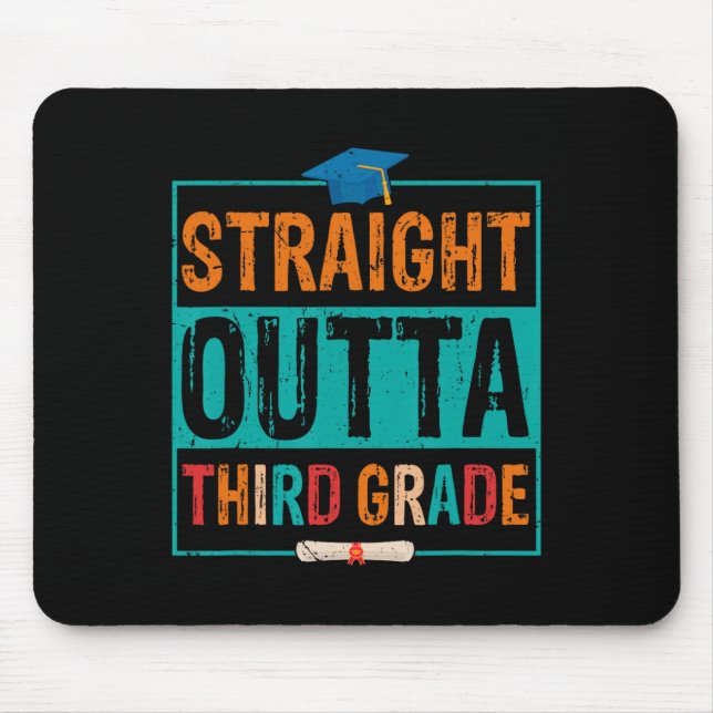 Outta Summer Vacation Abschluss Mousepad (Vorne)