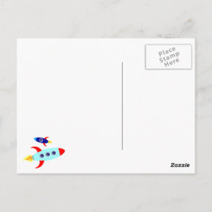 Outta This World! Junge Postkarte
