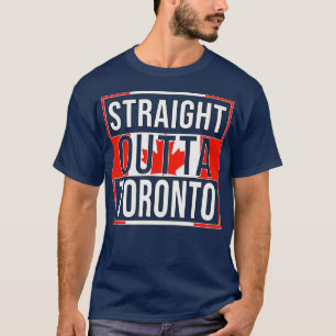 Outta Toronto Design Geschenk für Ontario Wit T-Shirt