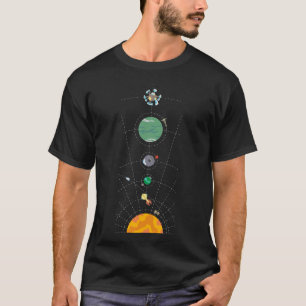Oututer Wilds Hearthias System Map T-Shirt