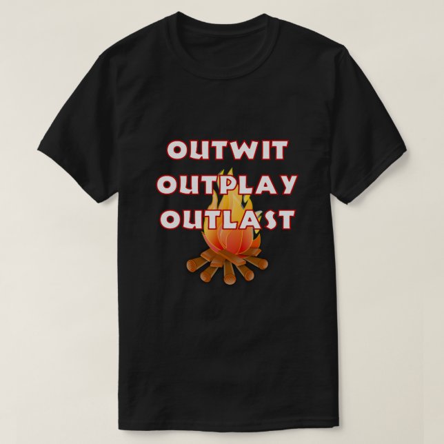 Outwit Outplay Australian Survivor (1) T-Shirt (Design vorne)