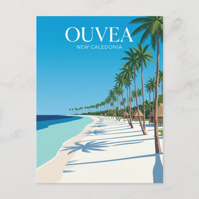 Ouvea Insel Neukaledonien Postkarte (Vorderseite)