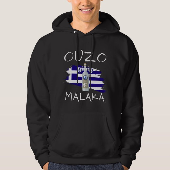 Ouzo Malaka Hoodie (Vorderseite)